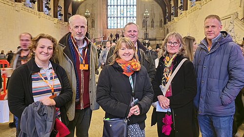 Sarah meets local farmers